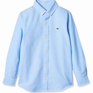 Vineyard Vines Light Blue Boys Oxford Cotton Shirt size 5